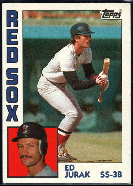 1984 Topps #628 Ed Jurak VG RC Rookie Boston Red Sox 