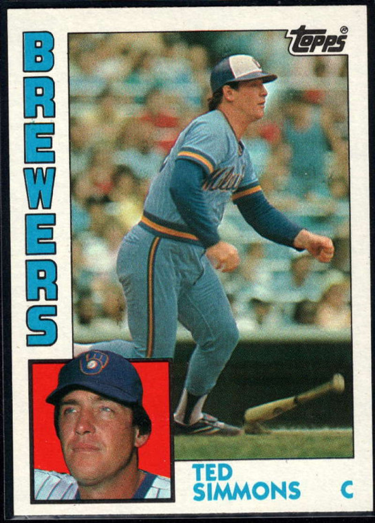 1984 Topps #630 Ted Simmons VG Milwaukee Brewers 