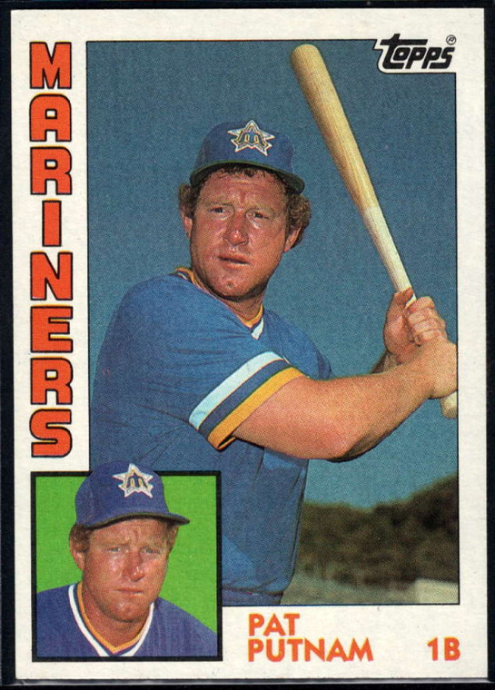 1984 Topps #636 Pat Putnam VG Seattle Mariners 