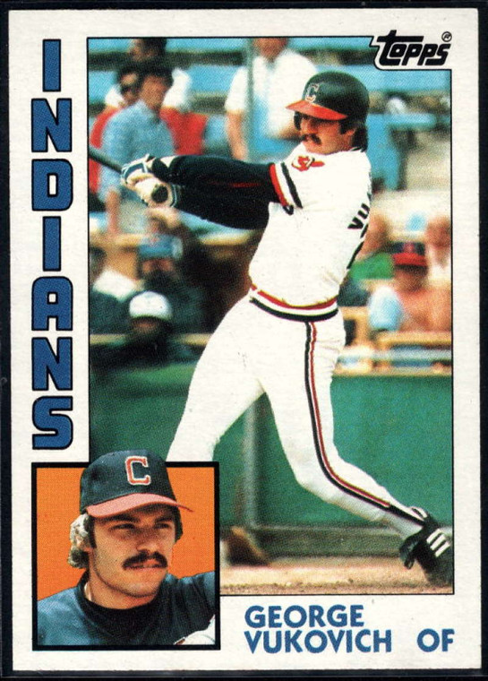 1984 Topps #638 George Vukovich VG Cleveland Indians 