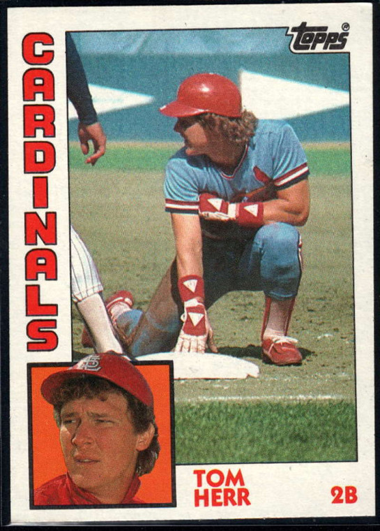 1984 Topps #649 Tom Herr VG St. Louis Cardinals 