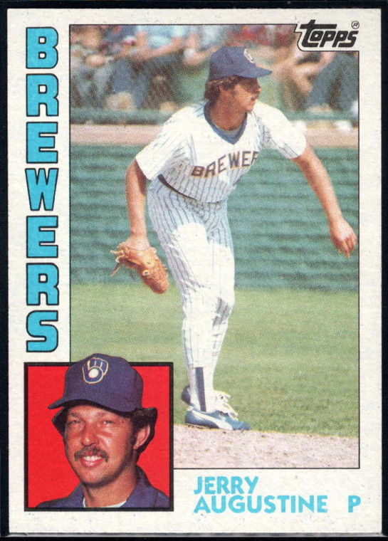 1984 Topps #658 Jerry Augustine VG Milwaukee Brewers 