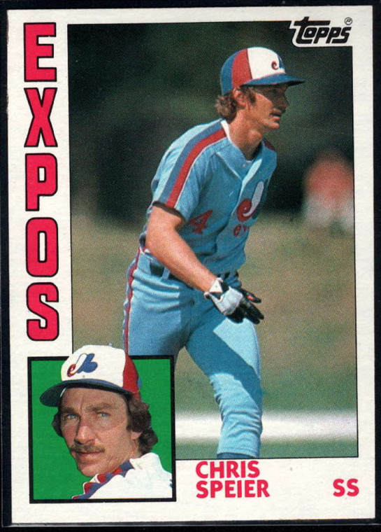 1984 Topps #678 Chris Speier VG Montreal Expos 