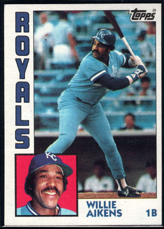 1984 Topps #685 Willie Aikens VG Kansas City Royals 