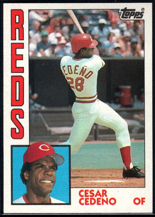 1984 Topps #725 Cesar Cedeno VG Cincinnati Reds 