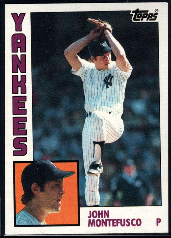 1984 Topps #761 John Montefusco VG New York Yankees 