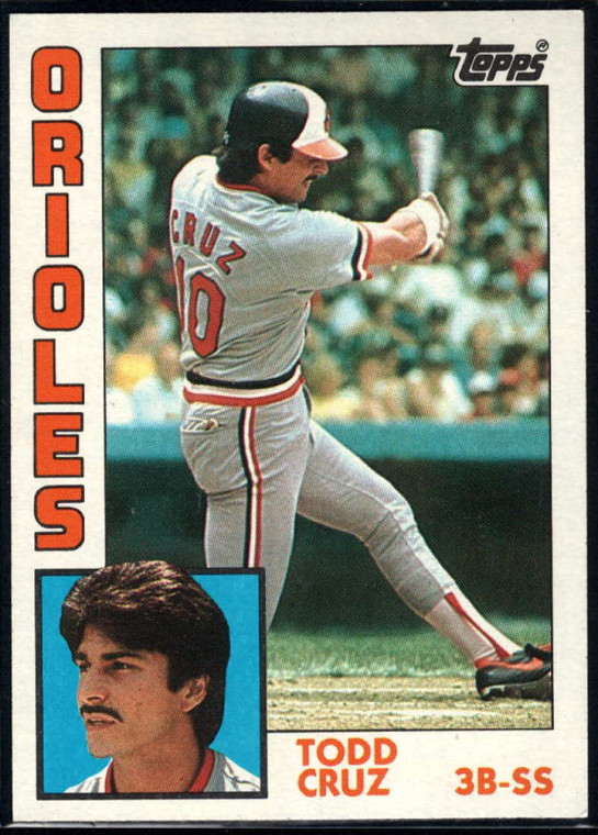 1984 Topps #773 Todd Cruz VG Baltimore Orioles 