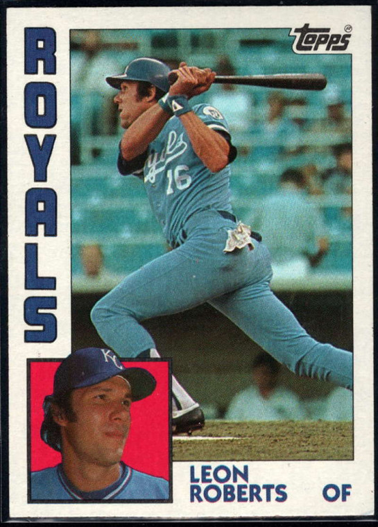 1984 Topps #784 Leon Roberts VG Kansas City Royals 