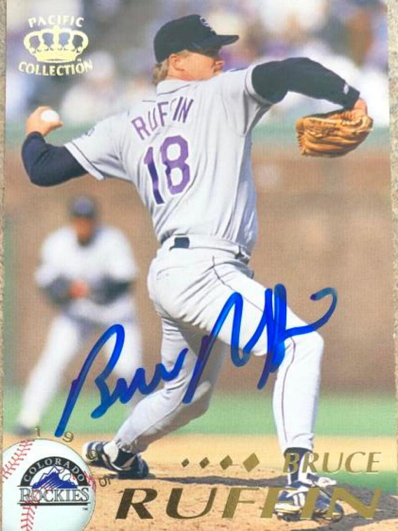 Bruce Ruffin Autographed 1995 Pacific #145