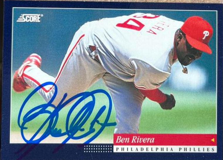 Ben Rivera Autographed 1994 Score #293