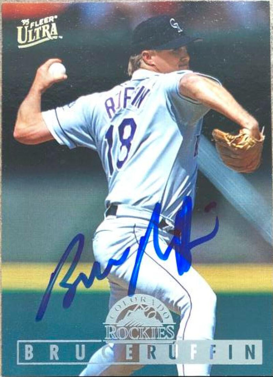 Bruce Ruffin Autographed 1995 Fleer Ultra #158