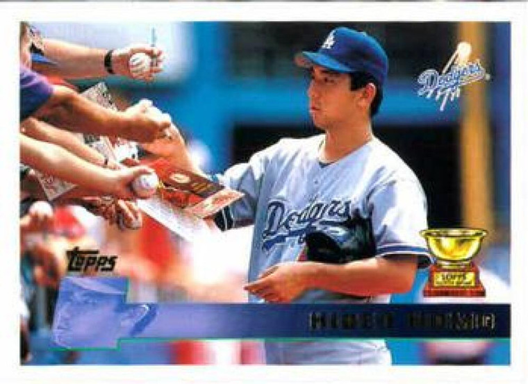 1996 Topps #136 Hideo Nomo VG Los Angeles Dodgers 