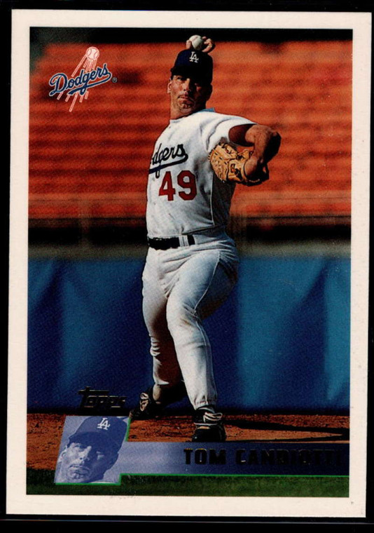 1996 Topps #153 Tom Candiotti VG Los Angeles Dodgers 