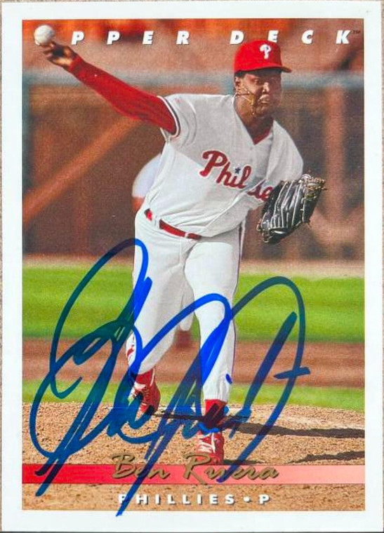 Ben Rivera Autographed 1993 Upper Deck #389