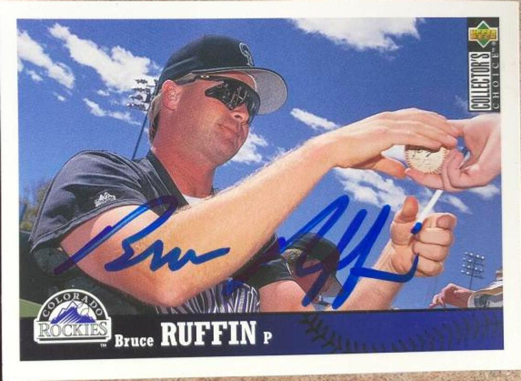 Bruce Ruffin Autographed 1997 Collector's Choice #321