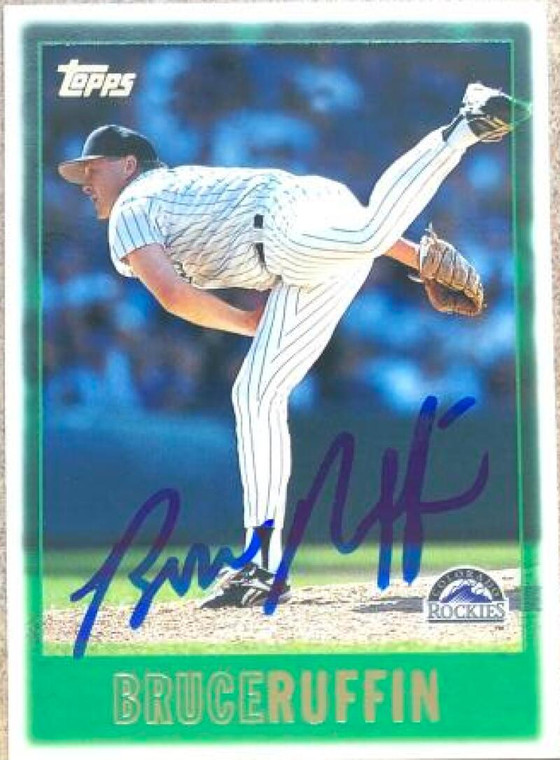Bruce Ruffin Autographed 1997 Topps #136