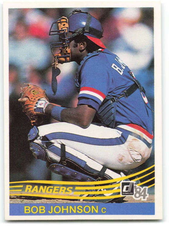 1984 Donruss #500 Bobby Johnson VG Texas Rangers 