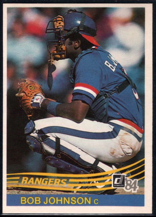 1984 Donruss #500 Bobby Johnson VG Texas Rangers 
