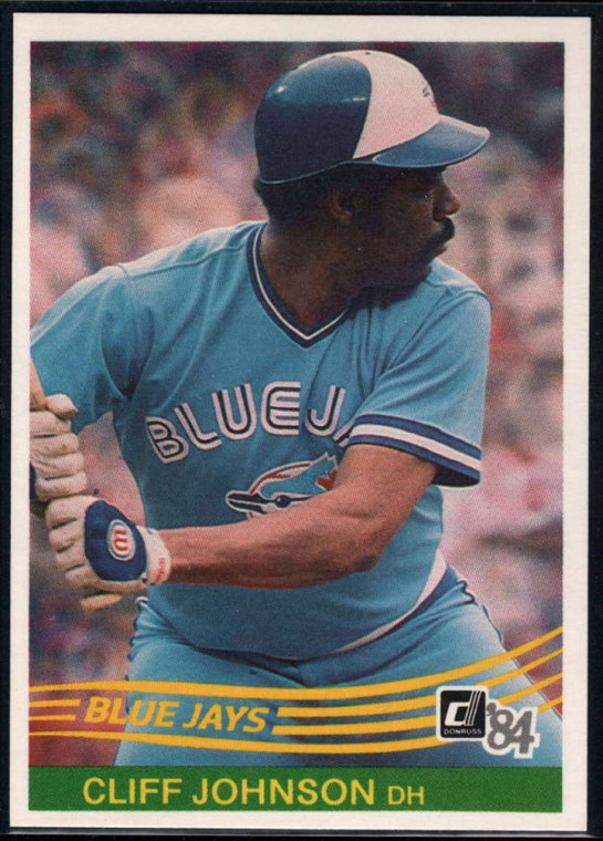 1984 Donruss #512 Cliff Johnson VG Toronto Blue Jays 