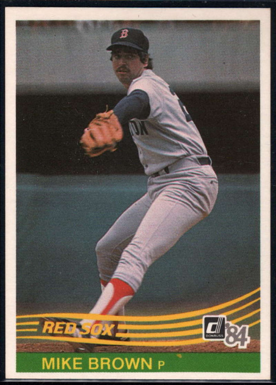 1984 Donruss #517 Mike Brown VG RC Rookie Boston Red Sox 