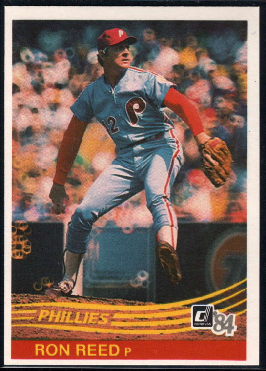 SOLD 33795 1984 Donruss #529 Ron Reed VG Philadelphia Phillies 