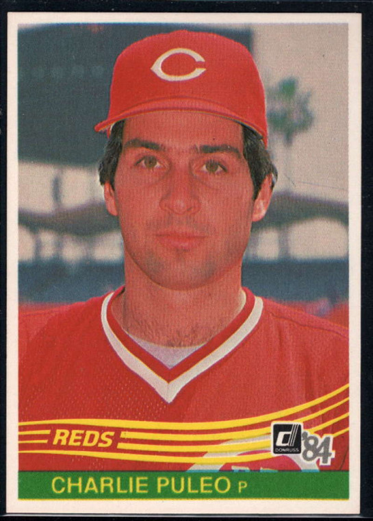 1984 Donruss #530 Charlie Puleo VG Cincinnati Reds 