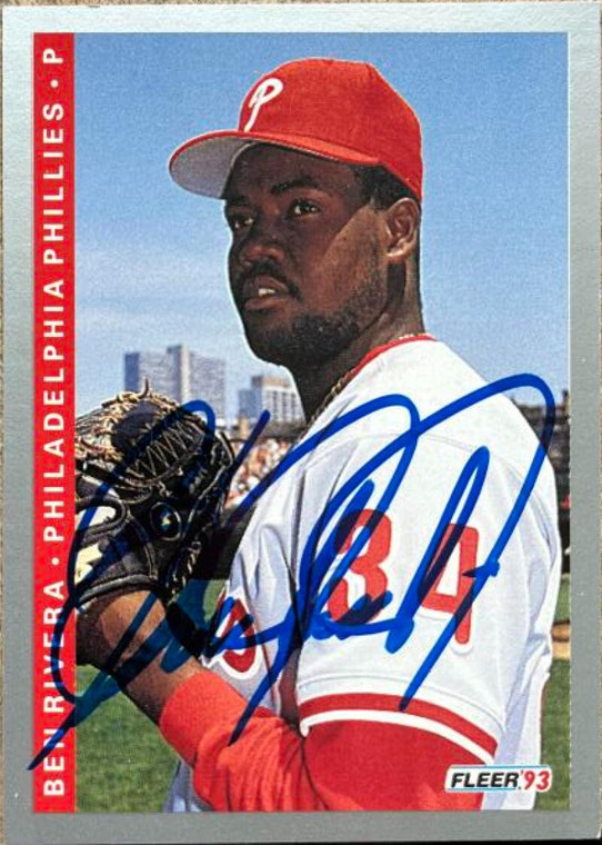 Ben Rivera Autographed 1993 Fleer #107