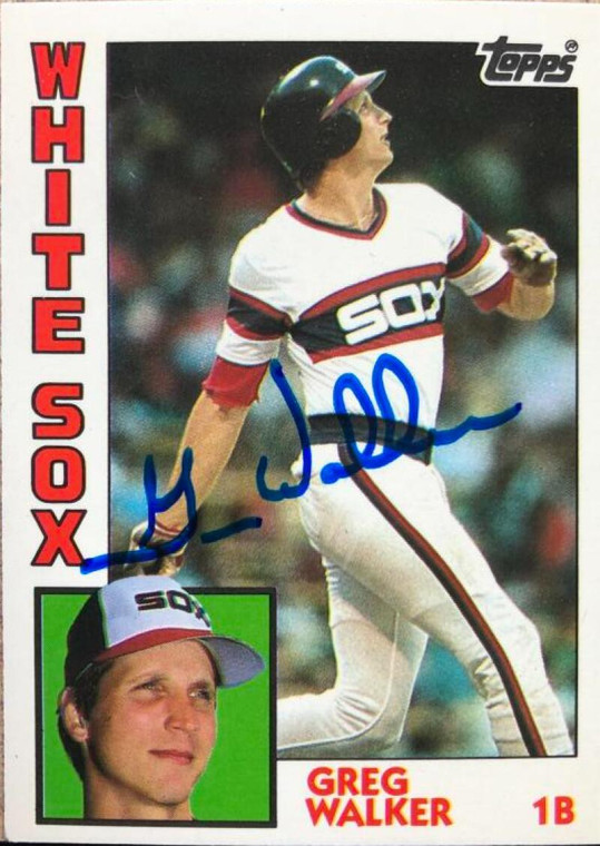 Greg Walker Autographed 1984 Topps Tiffany #518