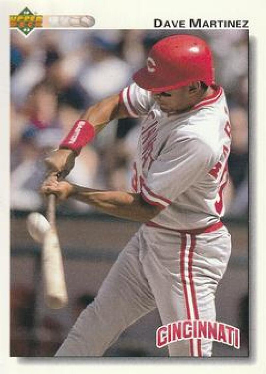 1992 Upper Deck #784 Dave Martinez VG Cincinnati Reds 