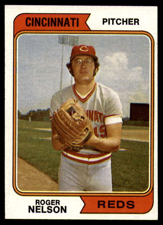 1974 Topps #491 Roger Nelson VG Cincinnati Reds 
