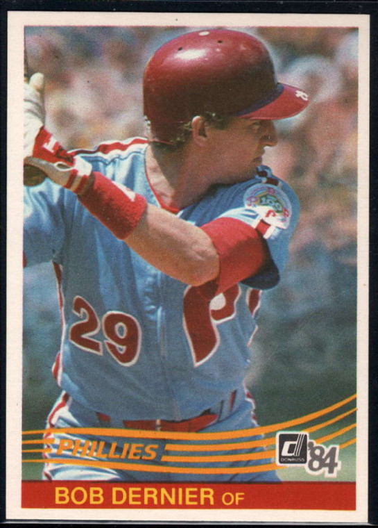 1984 Donruss #541 Bob Dernier VG Philadelphia Phillies 