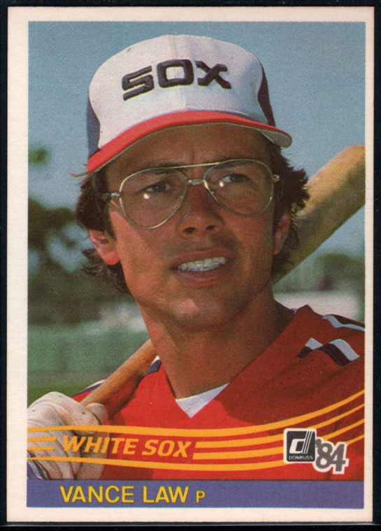 1984 Donruss #546 Vance Law UER VG Chicago White Sox 