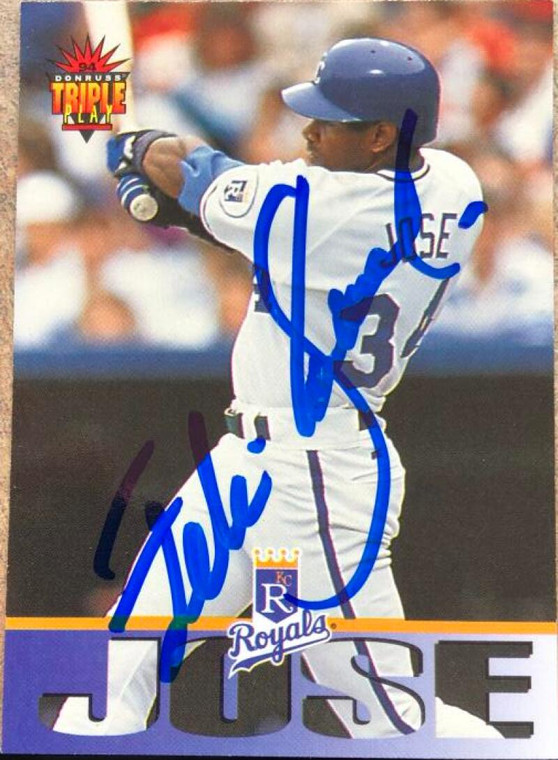 Felix Jose Autographed 1994 Triple Play #235