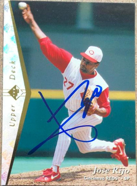 Jose Rijo Autographed 1995 SP Superbafoil #46