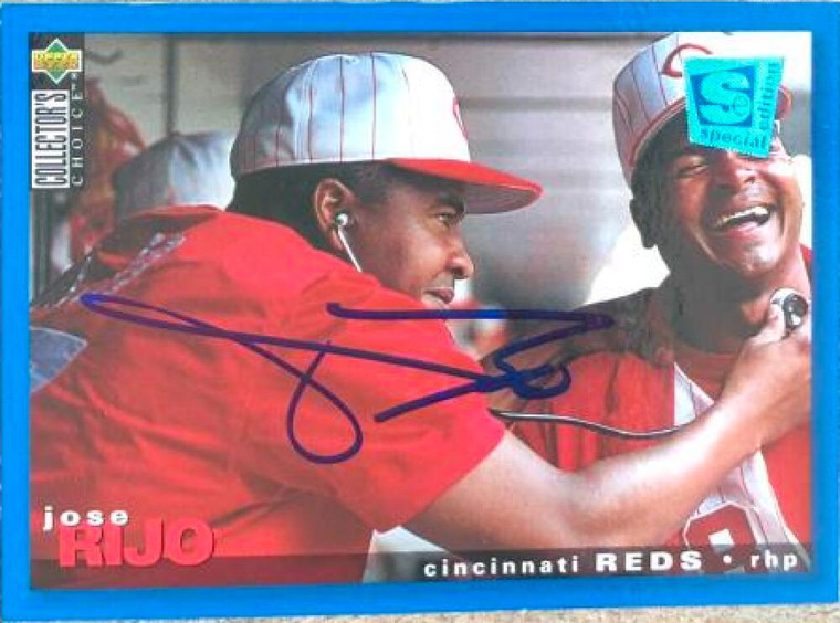 Jose Rijo Autographed 1995 Collector's Choice SE #197