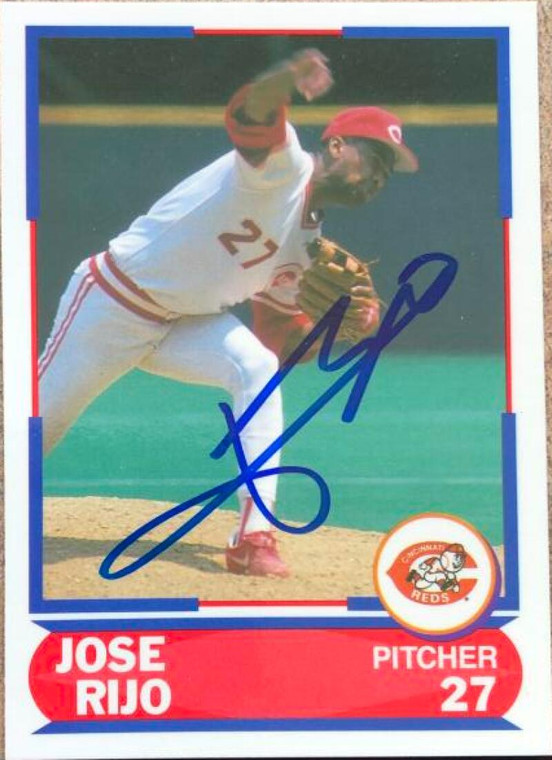 Jose Rijo Autographed 1989 Score Young Superstars I #31