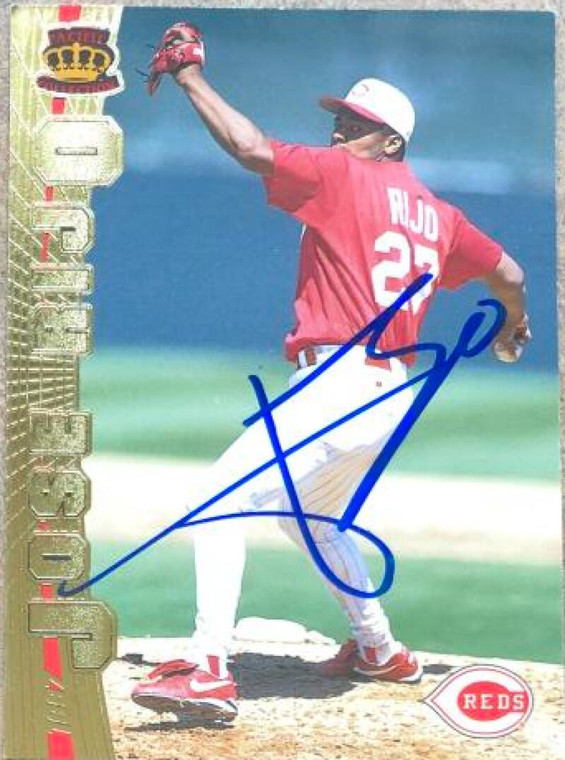 Jose Rijo Autographed 1997 Pacific Crown Collection #275