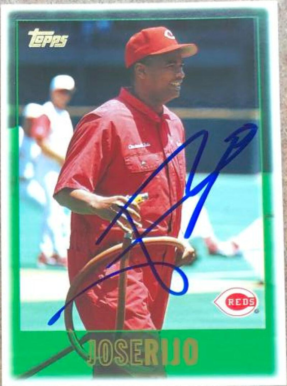 Jose Rijo Autographed 1997 Topps #373