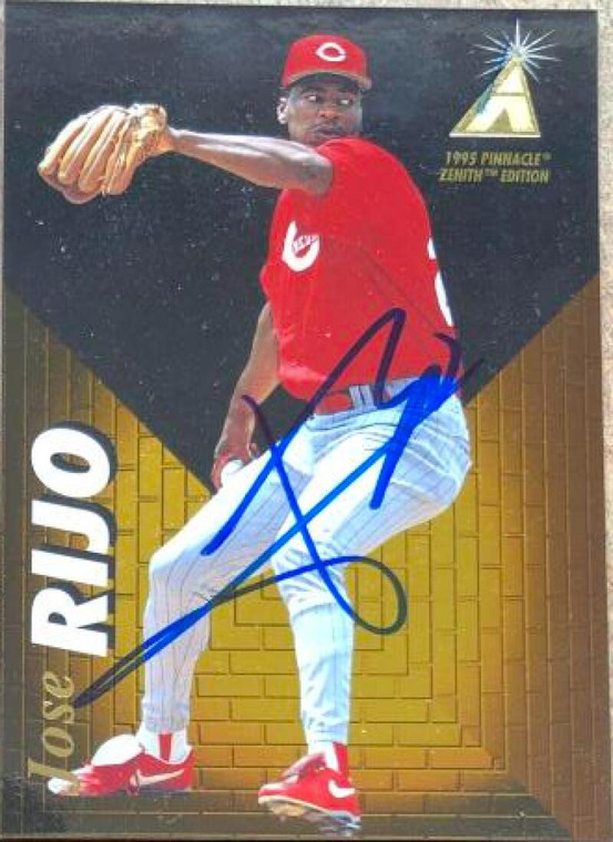 Jose Rijo Autographed 1995 Zenith #57