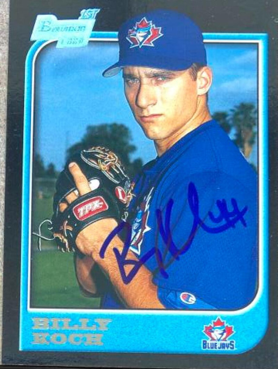 Billy Koch Autographed 1997 Bowman #73 RC