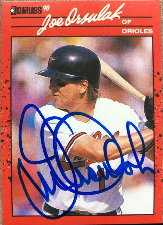 Joe Orsulak Autographed 1990 Donruss #287