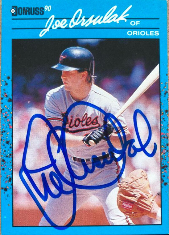 Joe Orsulak Autographed 1990 Donruss Best of the AL #129