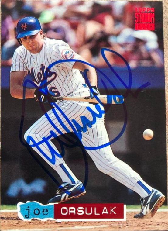 Joe Orsulak Autographed 1994 Stadium Club #94