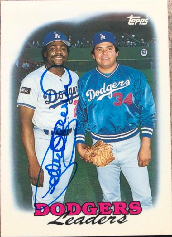 Pedro Guerrero Autographed 1988 Topps Tiffany #489