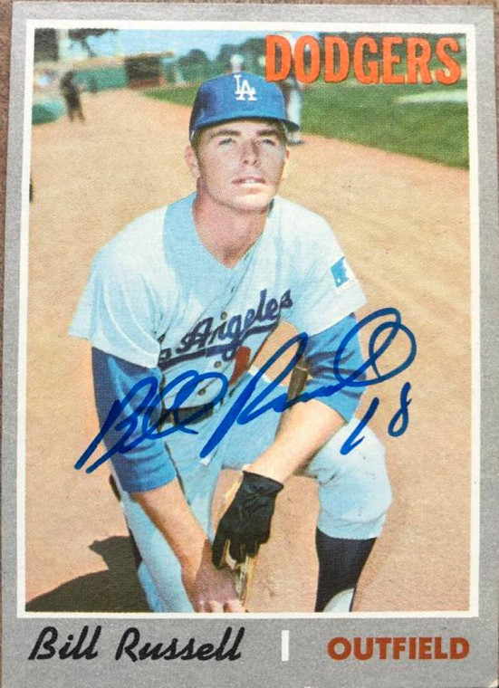 Bill Russell Autographed 1970 Topps #304 Rookie Card