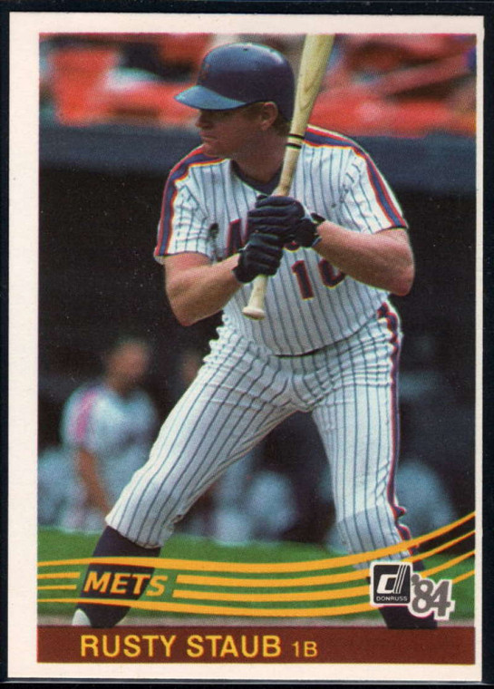 1984 Donruss #554 Rusty Staub VG New York Mets 