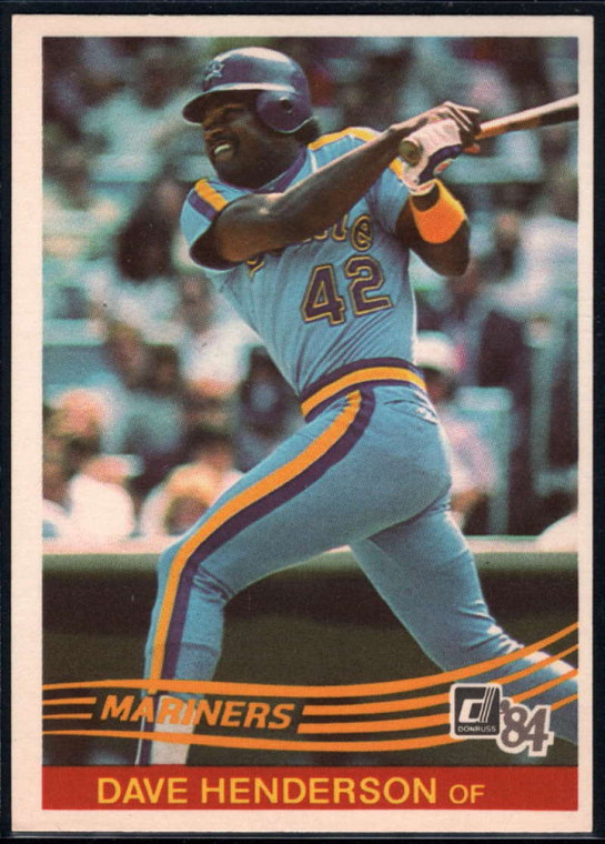 1984 Donruss #557 Dave Henderson VG Seattle Mariners 