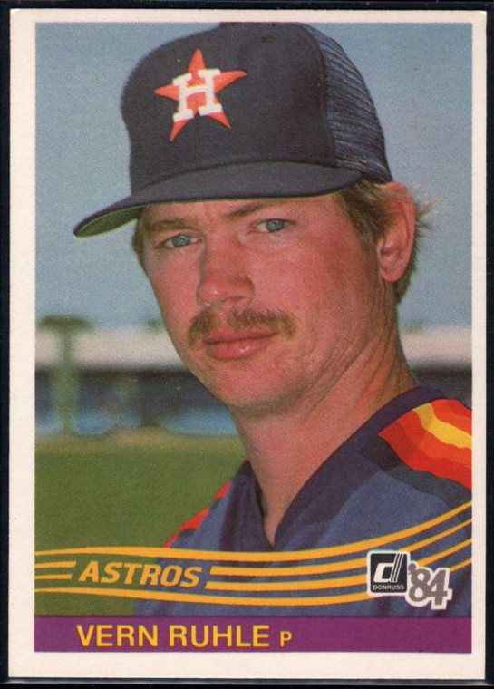 1984 Donruss #564 Vern Ruhle VG Houston Astros 