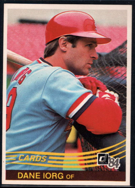 1984 Donruss #571 Dane Iorg VG St. Louis Cardinals 