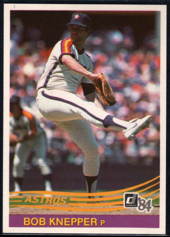 1984 Donruss #572 Bob Knepper VG Houston Astros 